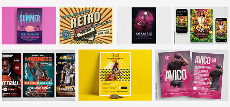 各種レイアウト素材