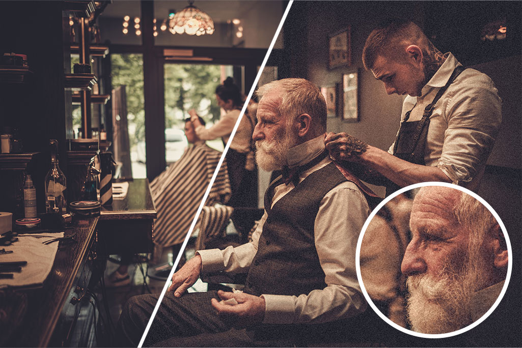 Photoshopで粒子を追加したサンプル