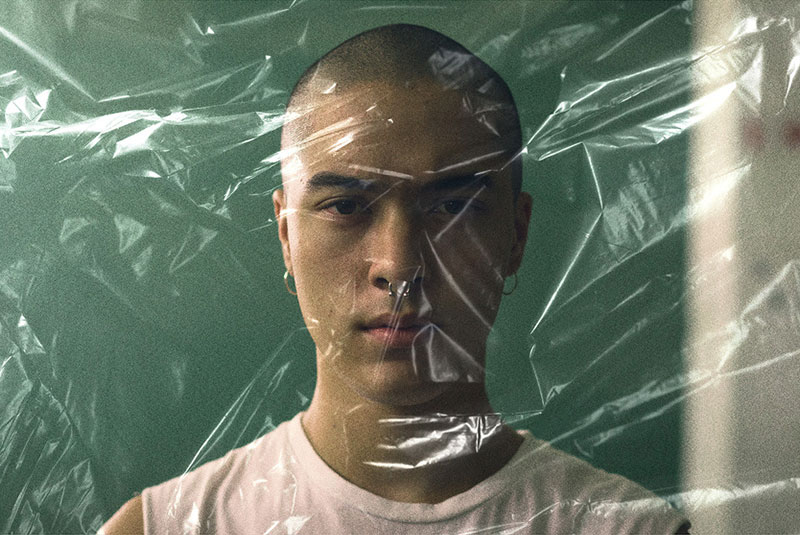 Plastic Overlay Image Effect