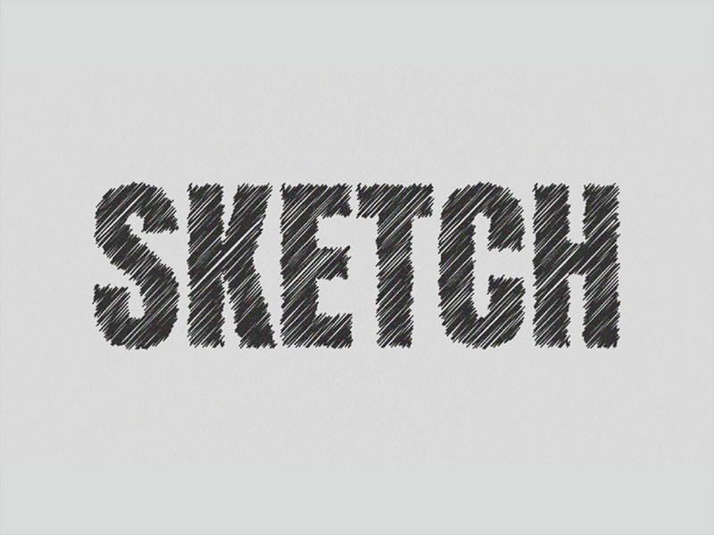 アナログ風テキストエフェクトサンプル6