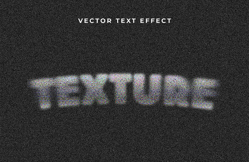 アナログ風テキストエフェクトサンプル7