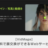 【VidMage】オンラインで顔交換ができるサービス