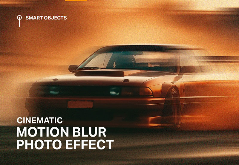 Cinematic Motion Blur Photo Effect for Dynamic Scenes
